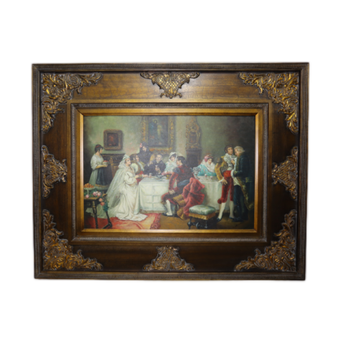 Oil Painting on Canvas Aristocratic 0077 neoklasiko.gr