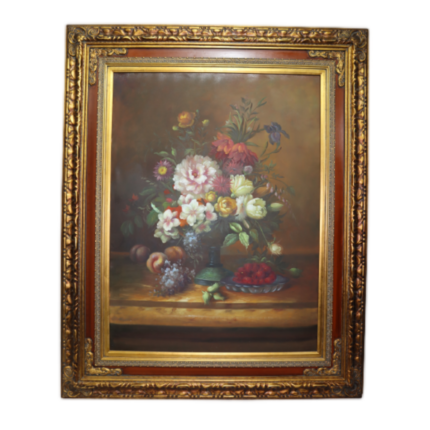 Oil Painting on Canvas Flowers 0045 neoklasiko.gr
