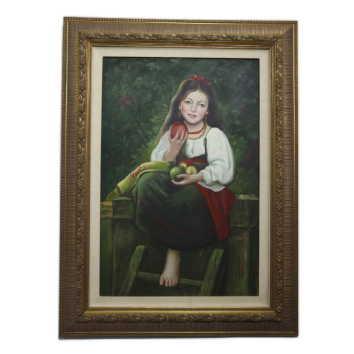 Oil Painting on Canvas Portrait 0041 neoklasiko.gr