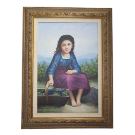 Oil Painting on Canvas Portrait 0042 neoklasiko.gr