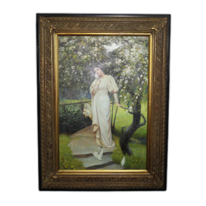 Oil Painting on Canvas Portrait 0078 neoklasiko.gr