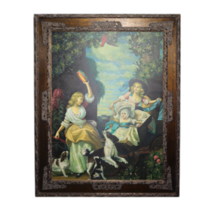 Oil Painting on Canvas Portrait Portraits 0075 neoklasiko.gr